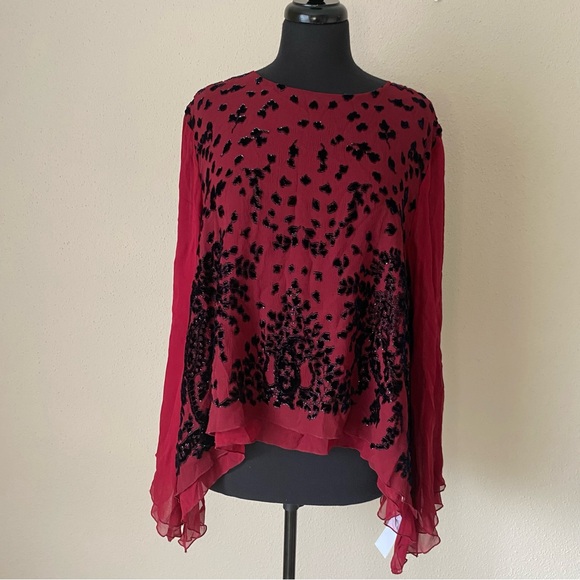 Marian Clayden Tops - Marion Clayden Silk Chiffon Skirt Set